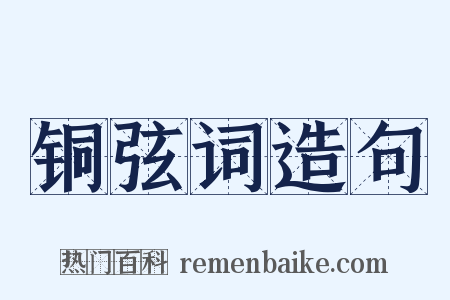 铜弦词造句是什么意思的图片